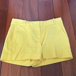 yellow shorts